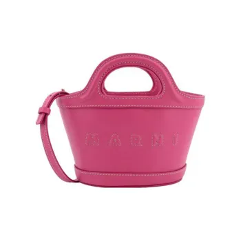 MARNI TROPICALIA Calfskin Shoulder Bag, Crossbody Bag, Handbag Extra Mini Women's Pink