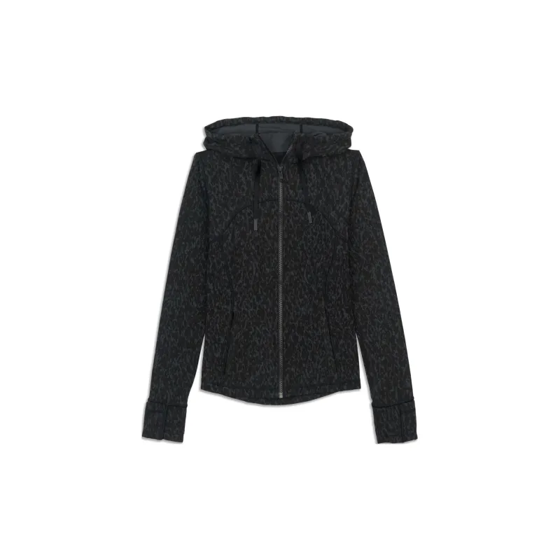 Lululemon Define Jackets & Coats Women's Black Gray Leopard Print-0