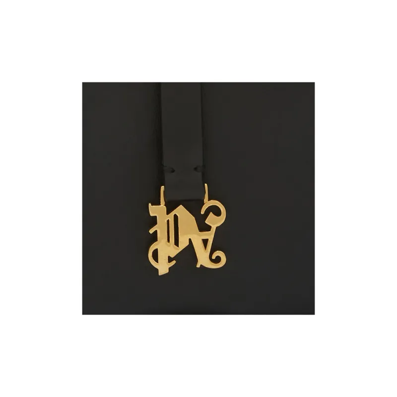 PALM ANGELS Monogram Plaque Bi Fold Wallet-3