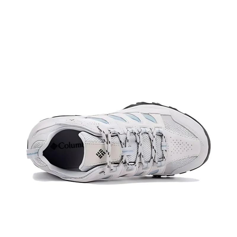 Columbia Crestwood Cushioning, Slip Resistant, And Abrasion Resistant Low Top Hiking Shoes Women's Light Gray-2