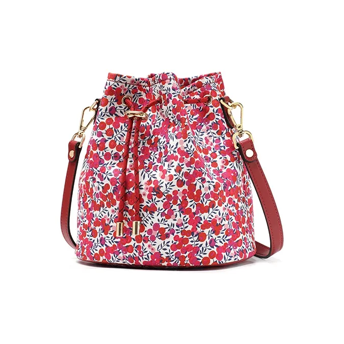 Harris Salome Cotton Bucket Bag, Portable Crossbody Bag, Shoulder Bag Women's Will County Color-3