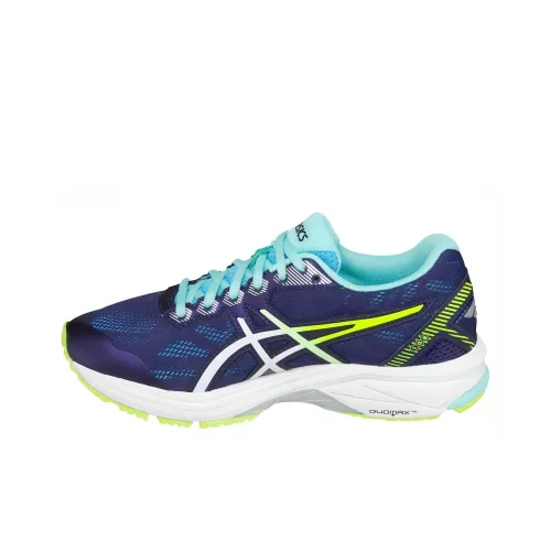 Asics GT-1000 5 Running Shoes Women's Low-Top Blue/Green