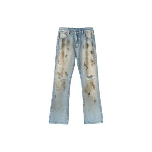 XINYINSU Jeans Unisex Blue