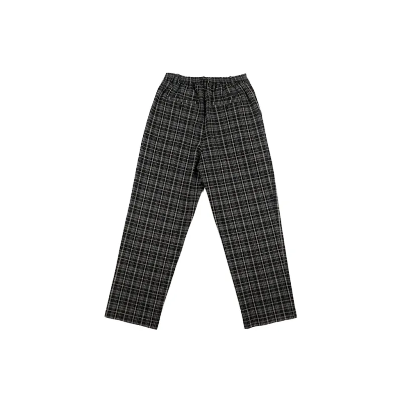 AVENUE&SON Casual Pants Unisex Plaid-1