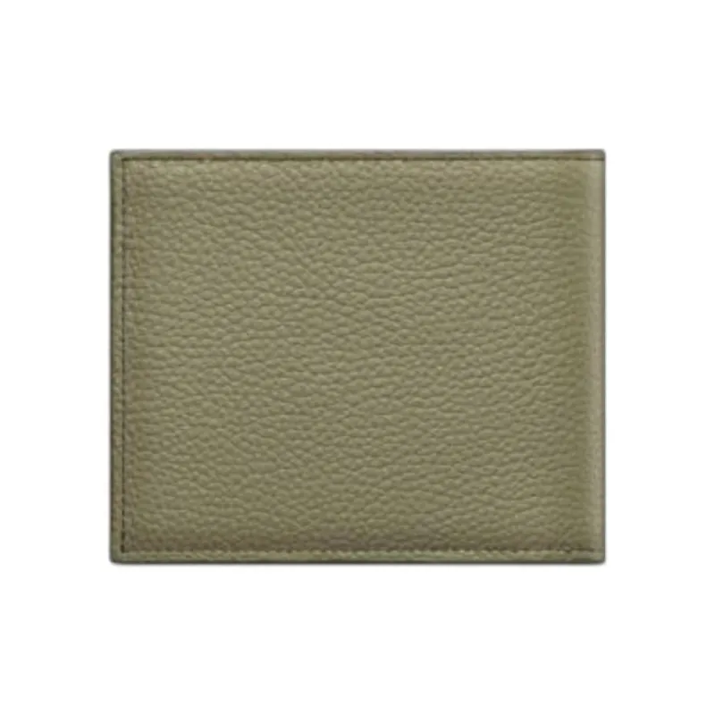 DIOR Grained Calfskin Wallet Men's Green-2