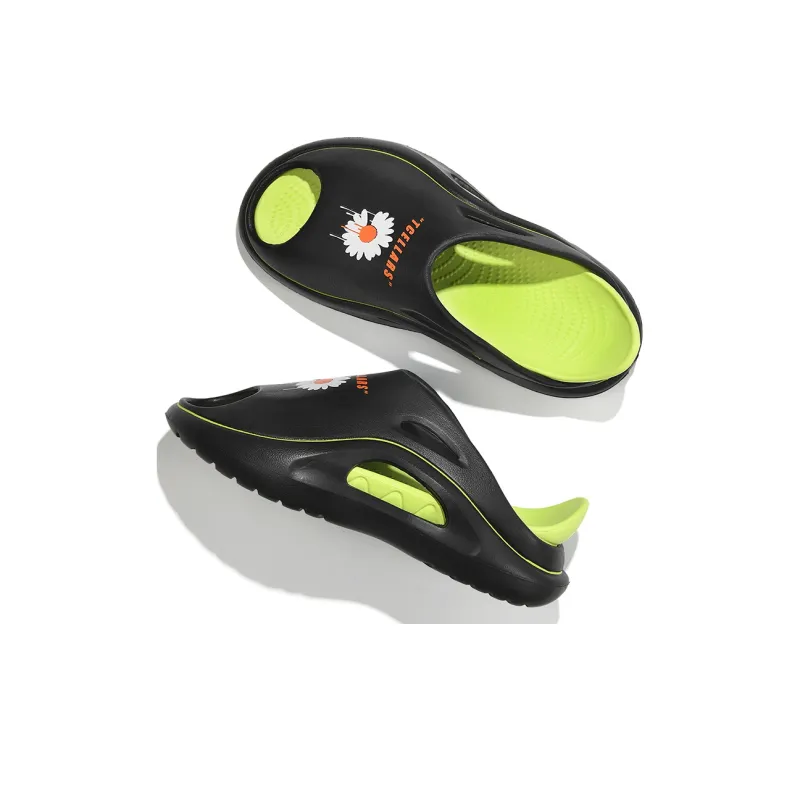 TCELLARS Graffiti Quiet Slip Resistant Odor Resistant Abrasion Resistant Quick Dry Antibacterial Slide Slippers Unisex-1