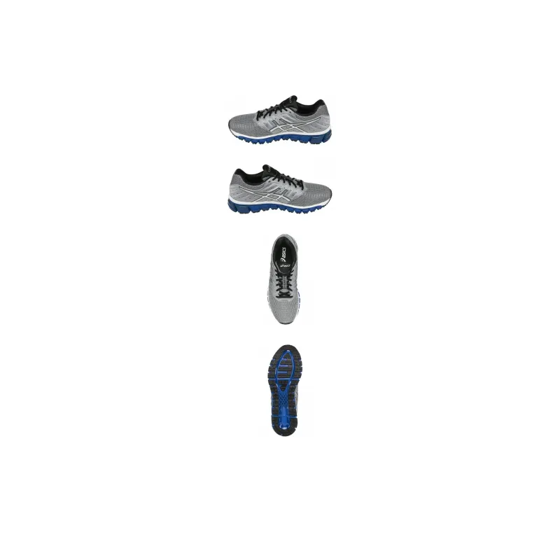Asics Gel-quantum 180 2 Anti-Slip And Wear-Resistant Breathable Low-Top Running Shoes Men's Gray Blue Multicolor-4