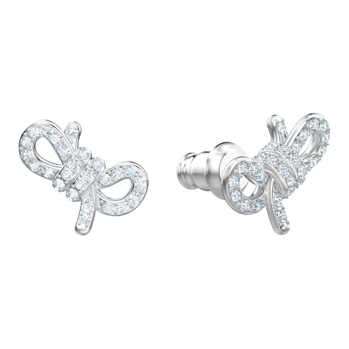 Swarovski Rhodium-Plated Necklaces Women's White-2