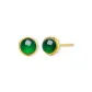 Stud Earrings 1 Pair-Emerald Green Box