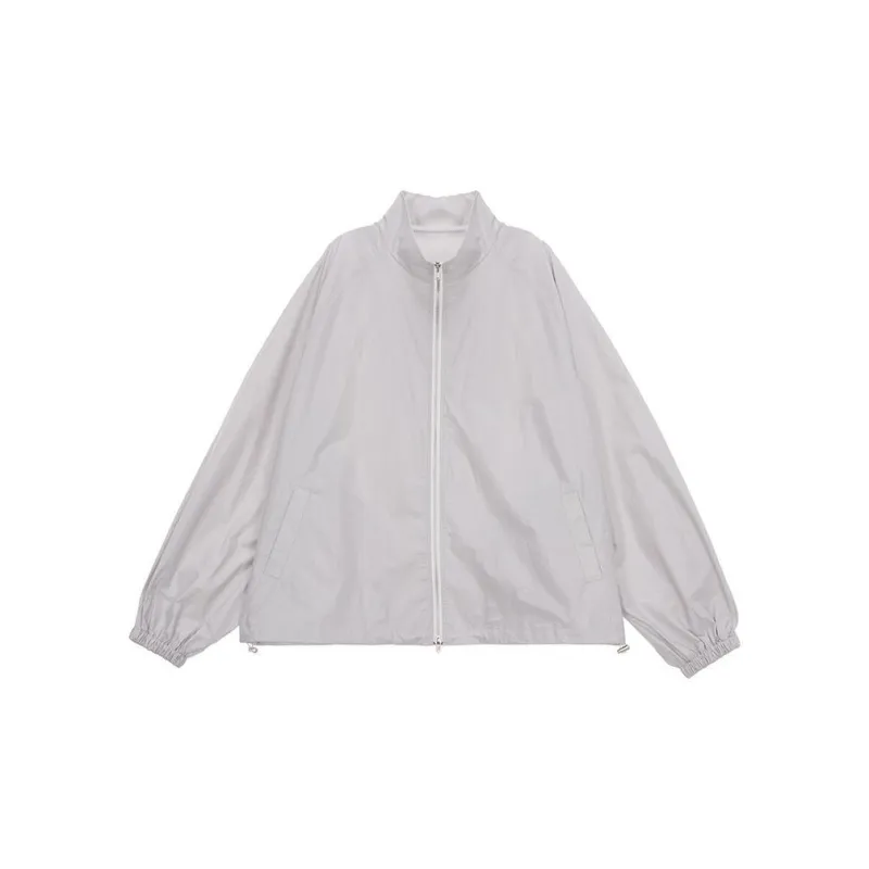 MATIN KIM Jackets Unisex Gray-1