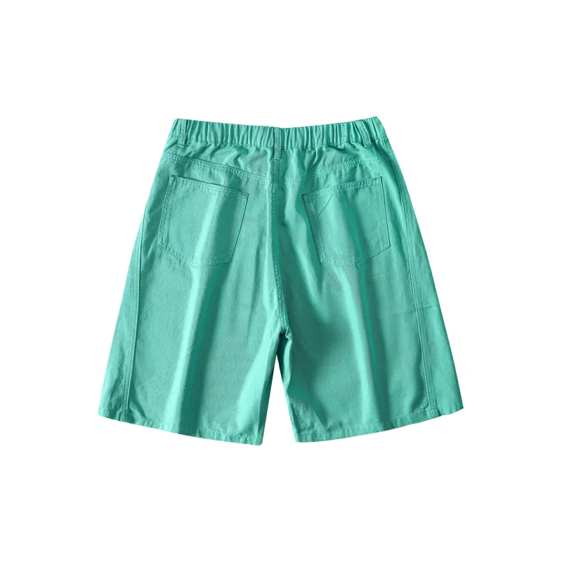 ELNHEN Denim Shorts Unisex Pink-19