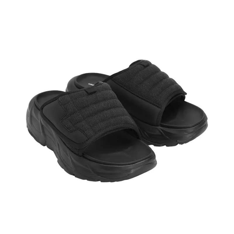 URBAN REVIVO Slide Slippers Men Ivory White-1