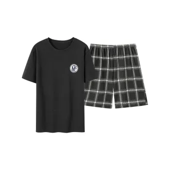 Mulong Family Pajama Set Men's Gray