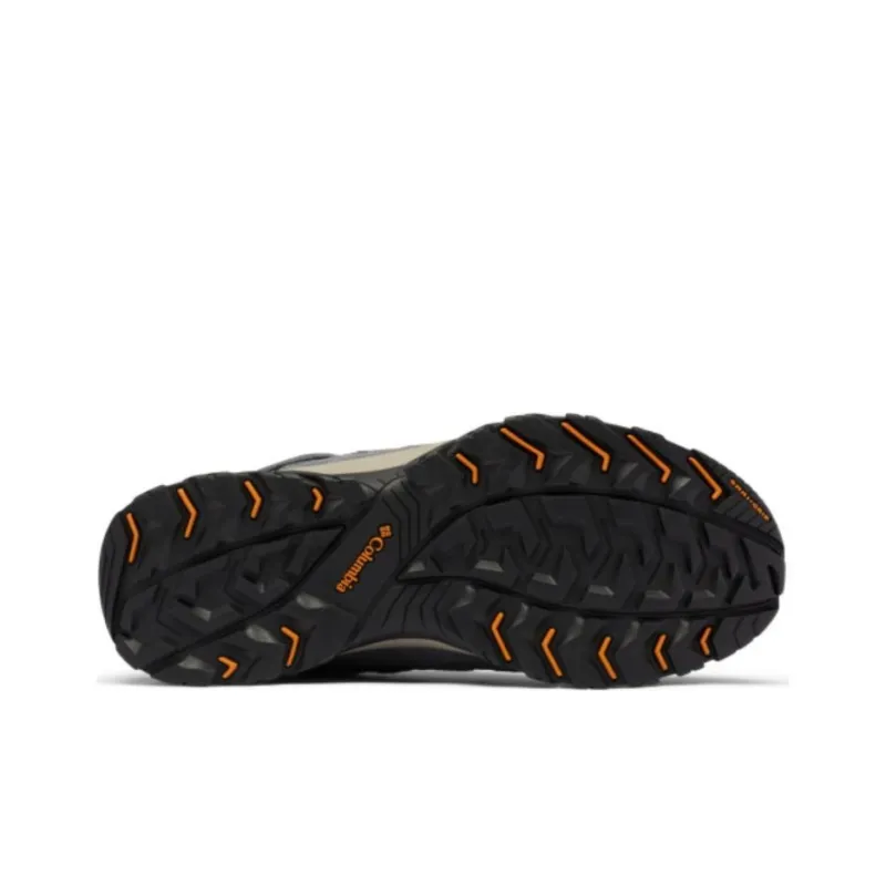 Columbia CRESTWOOD Waterproof And Breathable Low-Top Trekking Shoes Men's Gray Beige-4