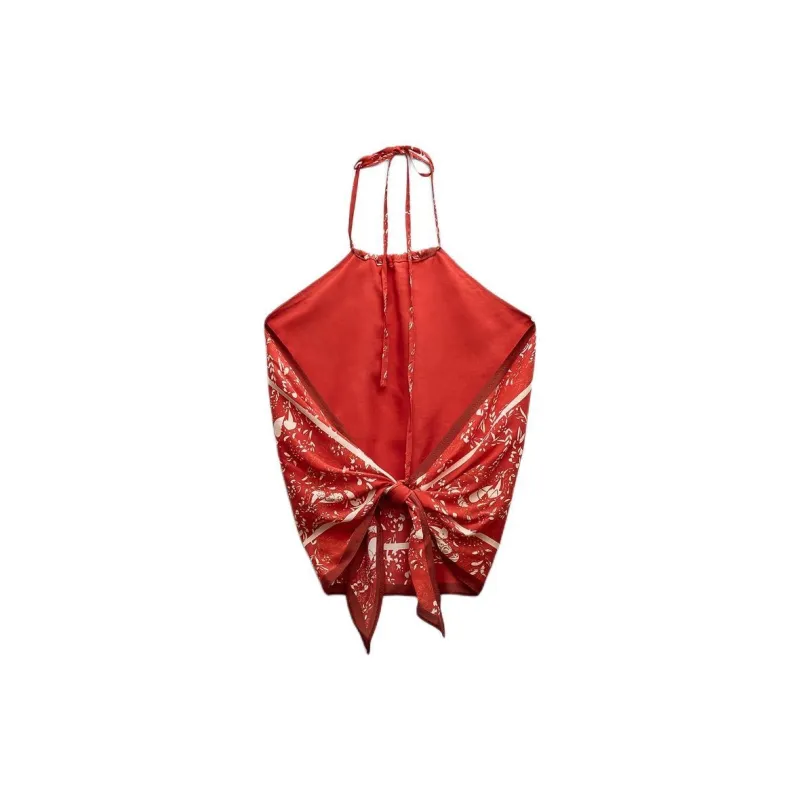 ZARA Camisoles Women's Red-1