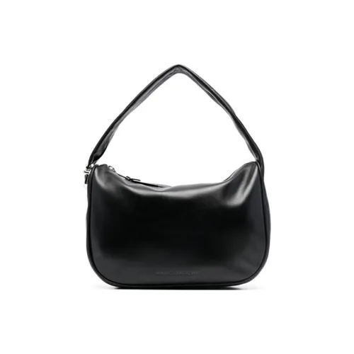 MARC JACOBS Calfskin One Shoulder Handbag Medium Size Women's Black