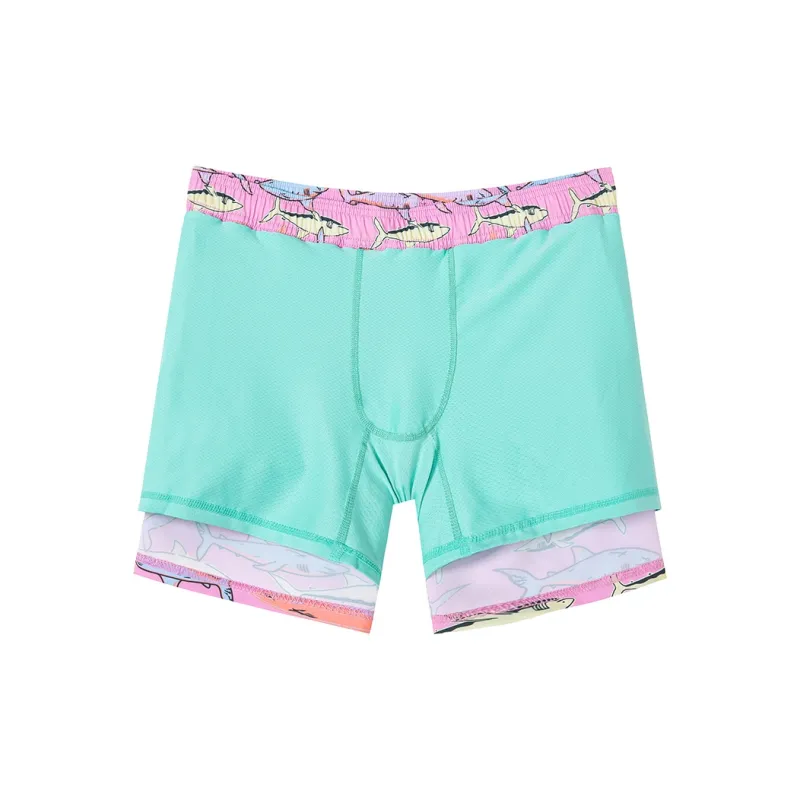 SURFCUZ Beach Shorts Men's Foundation Shark-2