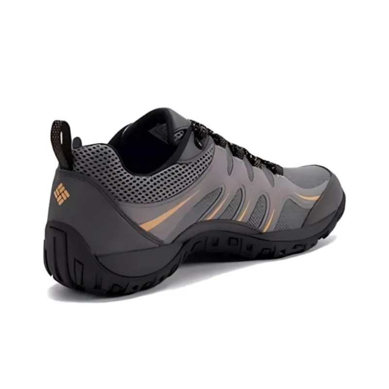 Columbia Anti Slip Wear Resistant Low Top Mountaineering Shoes, Hiking Shoes Men's Gray-1