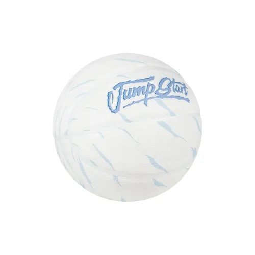 JRs PU Basketball White Size 7 Training Unisex