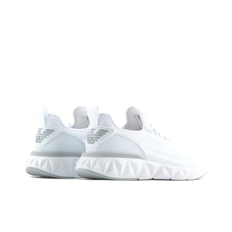 EMPORIO ARMANI EA7 Slip-Resistant Low-Top Casual Shoes Unisex White-3