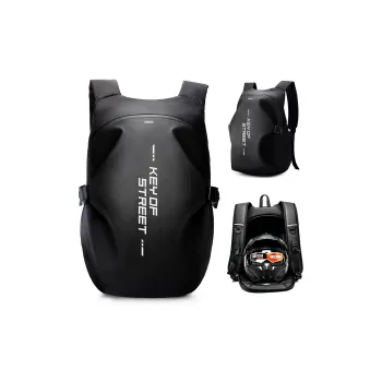 RIOREX Fabric Backpack Regular Unisex Black