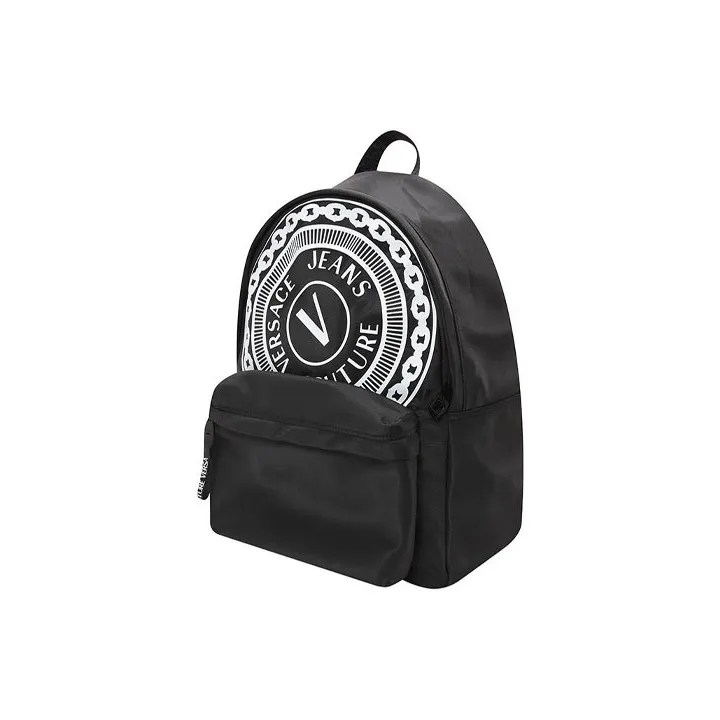 VERSACE JEANS COUTURE Polyester Backpack Men's Black-1