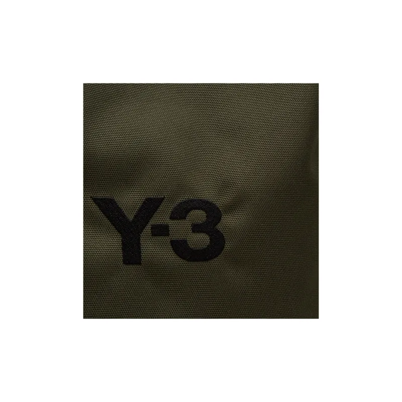 Y 3 Leather Tote Bag Shopping Bag Shoulder Bag Handbag Regular Unisex Green-4