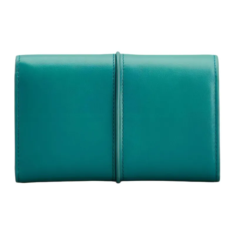 TOD'S Calfskin Wallet Women's Green-1