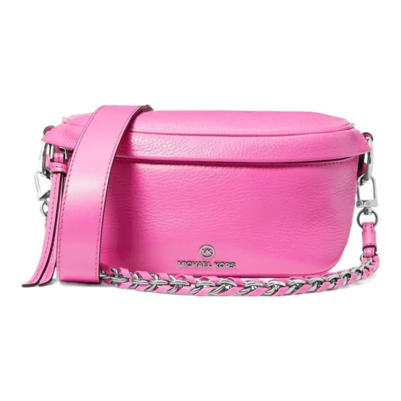 MICHAEL KORS Slater Pebbled Leather Portable Crossbody Bag Shoulder Bag Fanny Pack Extra Small Women's Cherry Red-2