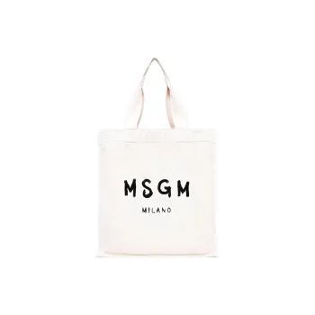 MSGM Logo Print Tote Bag