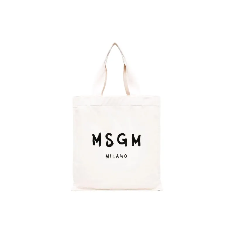 MSGM Logo Print Tote Bag-0