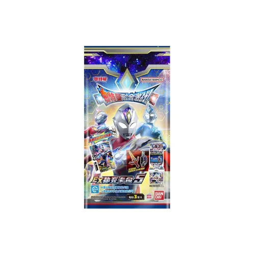 BANDAI Card Game Ultraman Fusion Battle Arcade Card Pack EX Supplement Pack 5 Full 3 Piece Battle Cards Whole Box