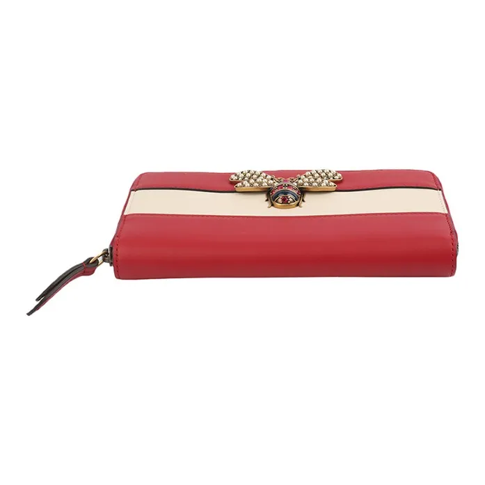 GUCCI Queen Margaret Leather Wallet Regular Women's Multicolor-2