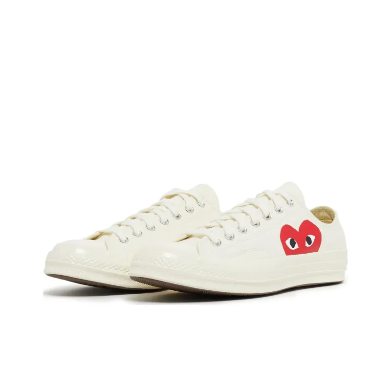 Chuck 70 Comme Des Garçons Play X Converse Low 'Milk' 2023-2