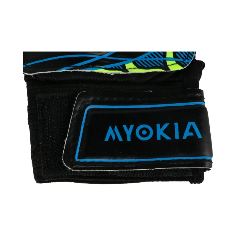 MYOKIA Goalkeeper Gloves Unisex Black/Blue/Yellow-4