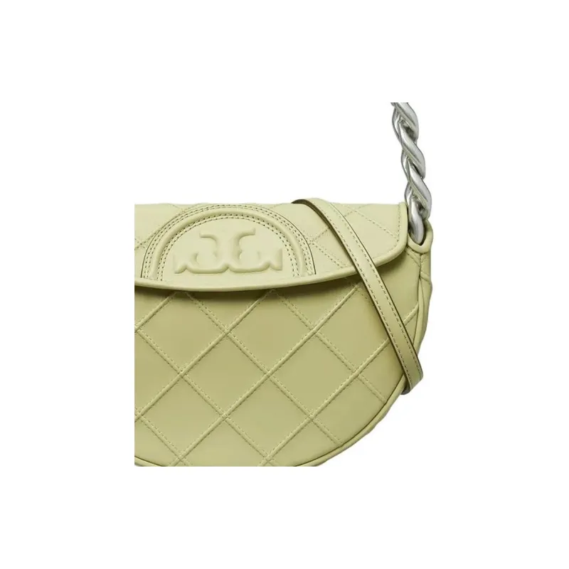 TORY BURCH Fleming Sheepskin Crossbody Bag Shoulder Bag Mini Women's Olive Green-7