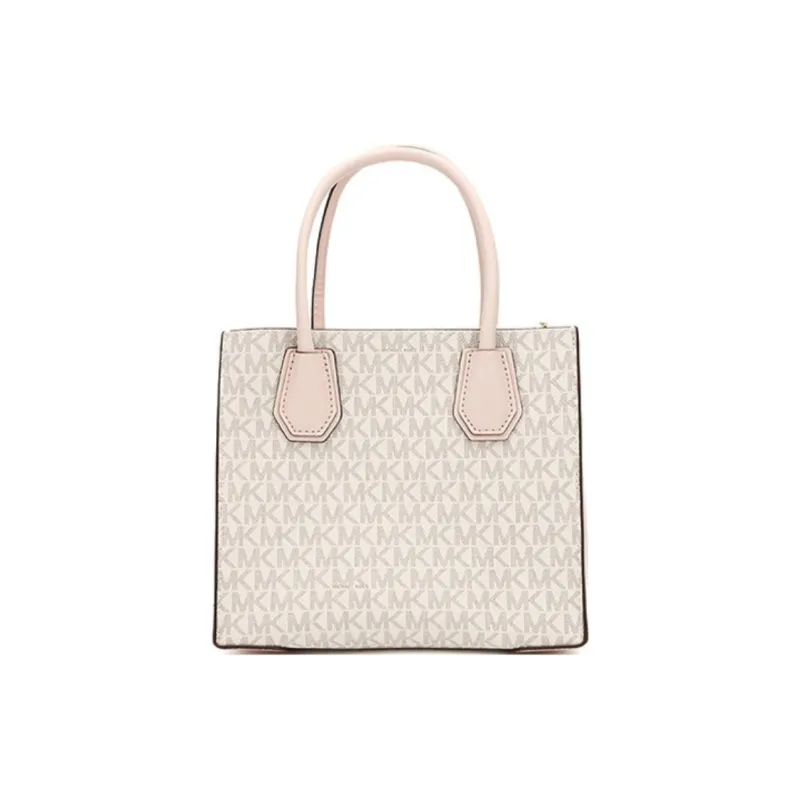 MICHAEL KORS Mercer Cow Leather Trunk Bag Handbag Shoulder Bag Crossbody Bag Medium Size Women's Cherry Blossom Pink-2