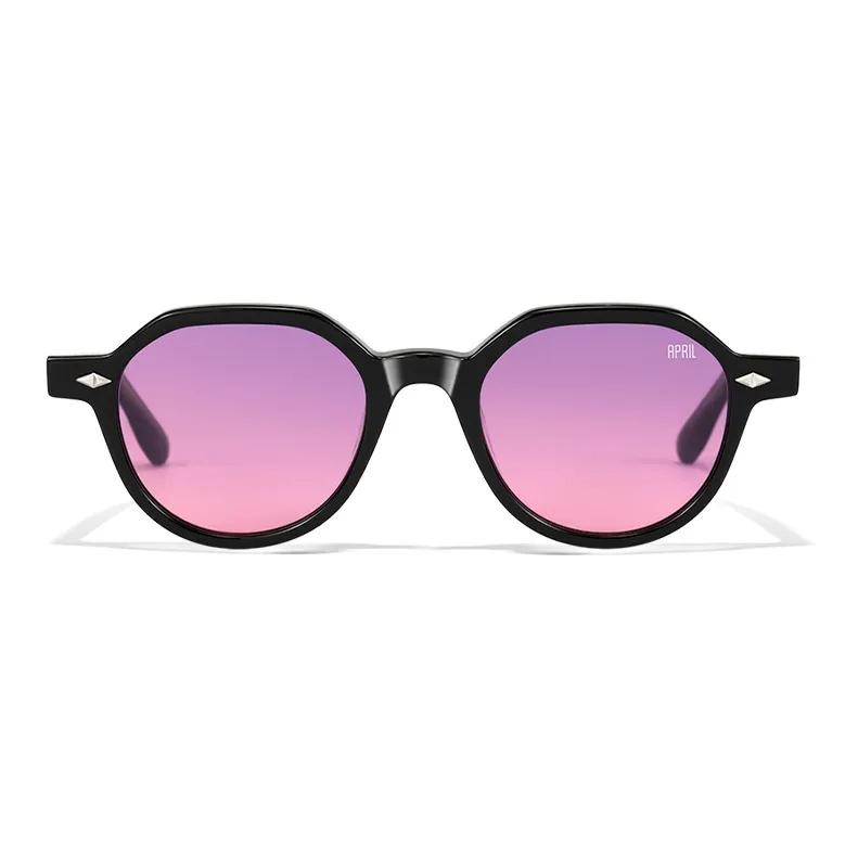APRIL Plate Frame Irregular Shape Sunglasses With Polarized Lenses Unisex-27