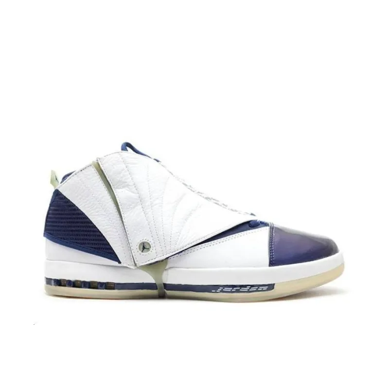 Jordan 16 OG White Midnight Navy Men's-1