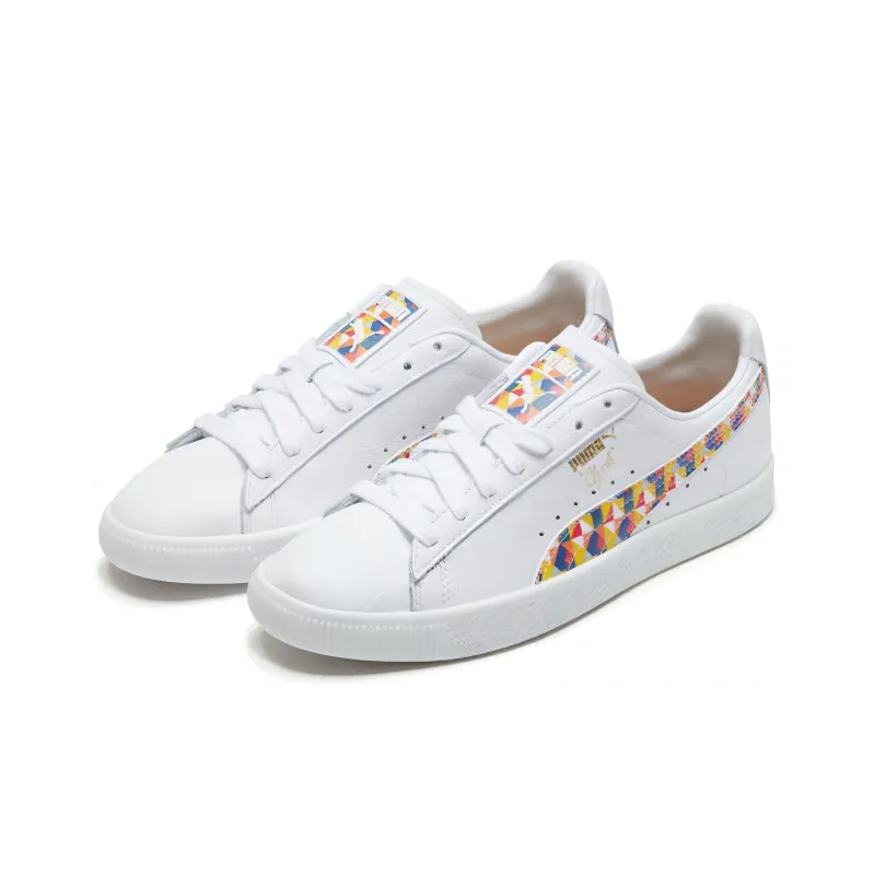 PUMA Clyde Graffiti Retro Casual Skateboarding Shoes Unisex-2