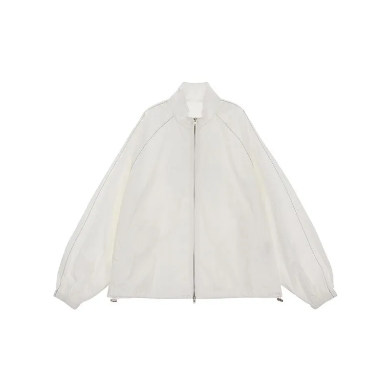 MATIN KIM Women's Logo Coating Jacket Ivory-1