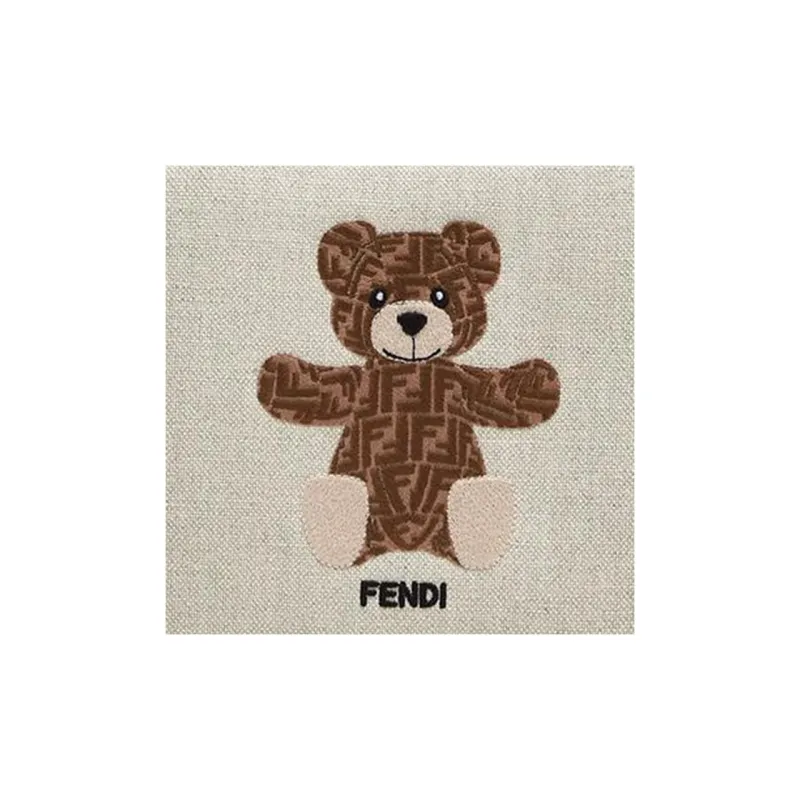 FENDI Polyester Toiletry Bags Clutches Regular Women's Beige-3