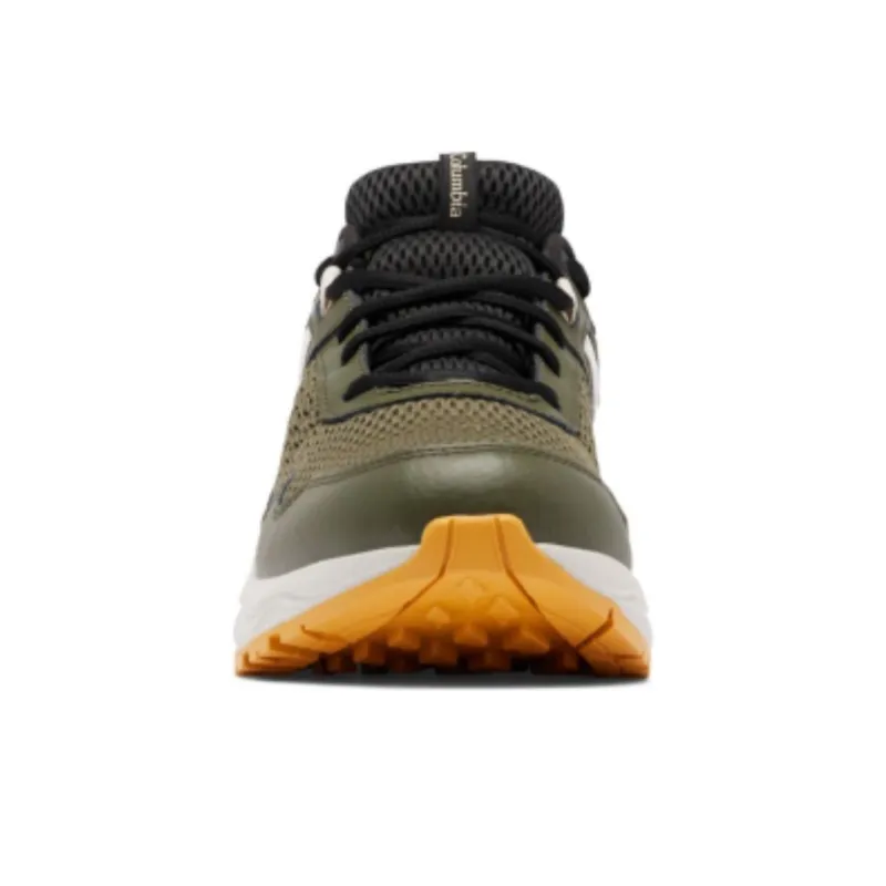Columbia PLATEAU Shock-absorbing And Waterproof Low-Top Hiking Shoes Men's Brown Green-2