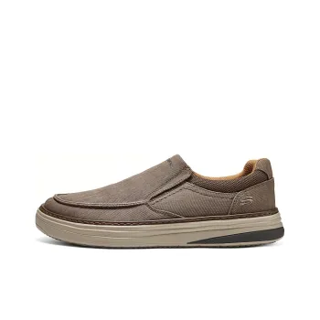 Skechers MENS USA Lightweight Low Top Canvas Shoes Men's Brown