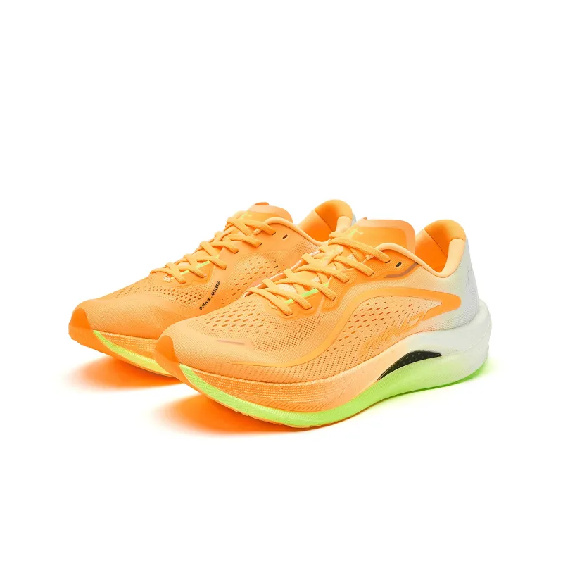 QIAODAN Strong Winds 2.0 Running Shoes Women's Low Top Flying Shadow Jelly Orange-2