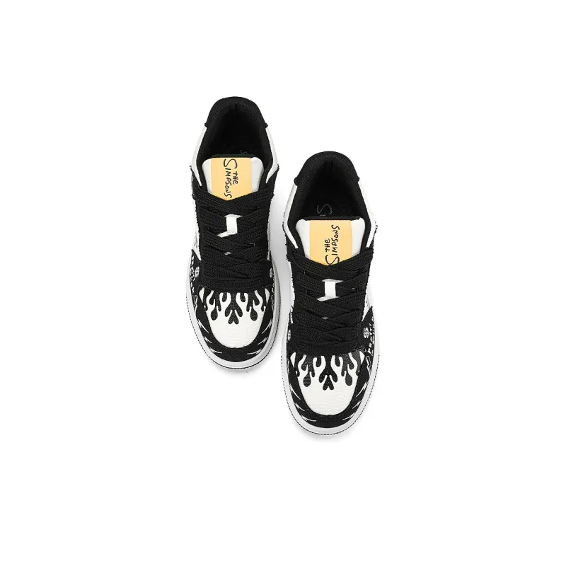 The Simpsons Anti Slip Wear Resistant Breathable Lightweight Cushioning Low Top Canvas Shoes Unisex-4