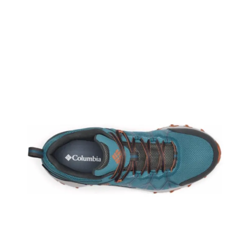 Columbia PEAKFREAK II Waterproof And Breathable Mid Top Hiking Shoes Men's Blue Gray-3