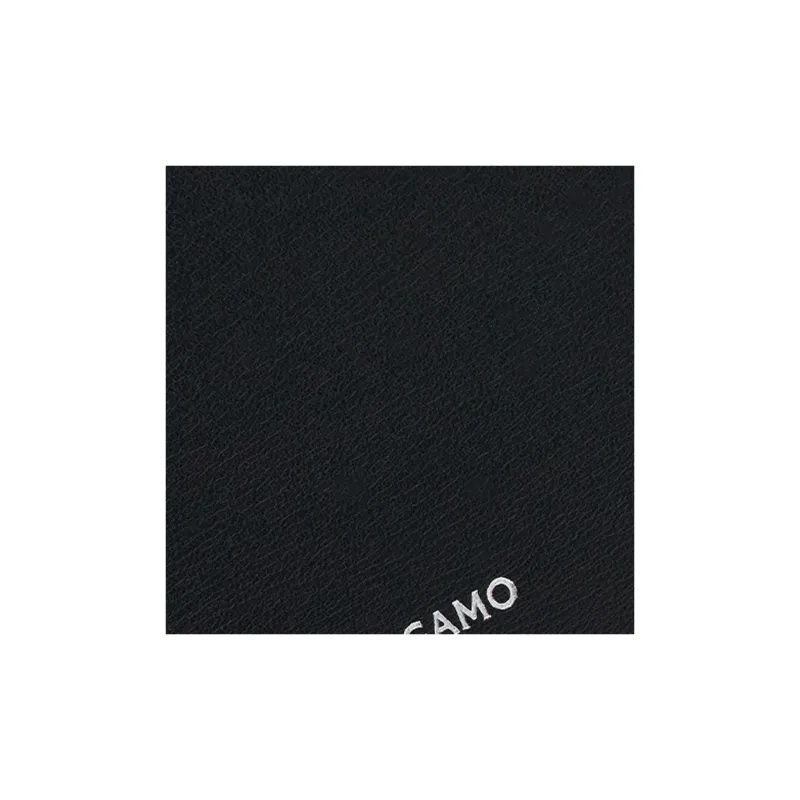 FERRAGAMO Palm Calfskin Wallet Regular Men's Black-4