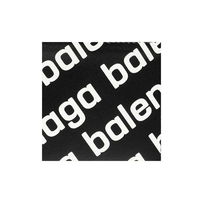 Balenciaga Calfskin Coin Purse Wallets Card Holders Men's Black-5