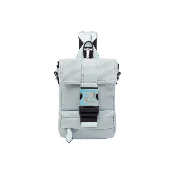 FENDI Fendiness Nylon Material Backpack Sling Bag Mini Men's Light Blue